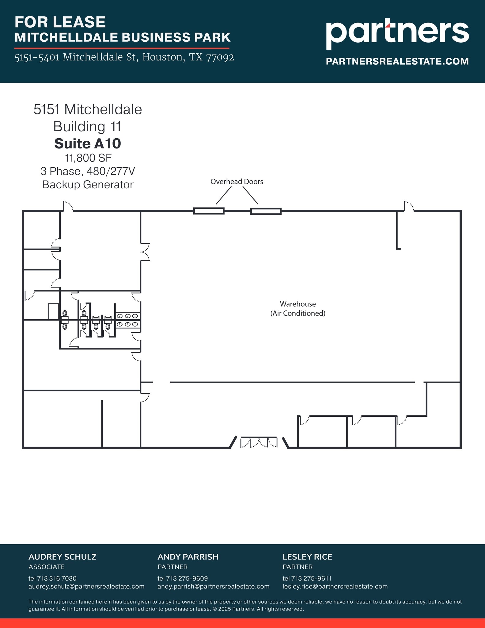 5151 Mitchelldale St, Houston, TX à louer Plan de site– Image 1 sur 1