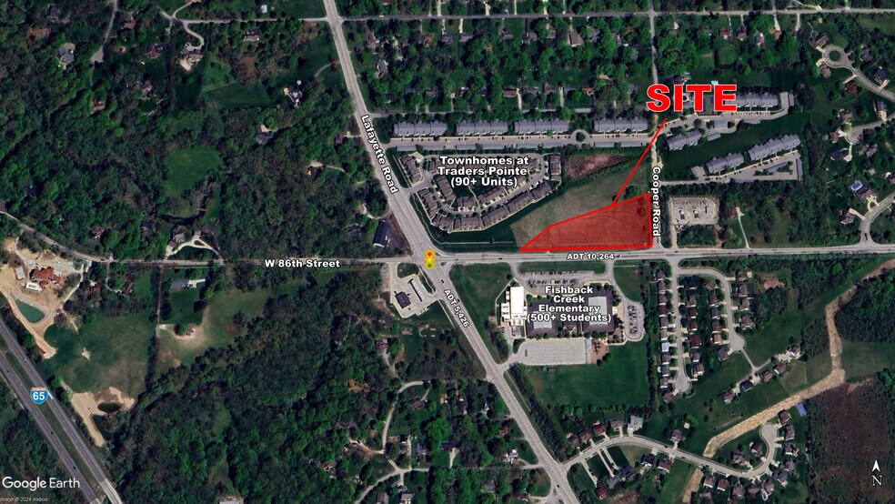 86th St, Indianapolis, IN à vendre - Aérien – Image 1 sur 2