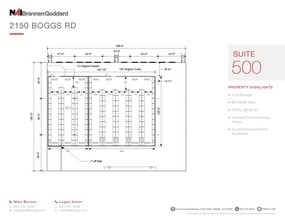 2150 Boggs Rd, Duluth, GA à louer Plan d’étage– Image 2 sur 2