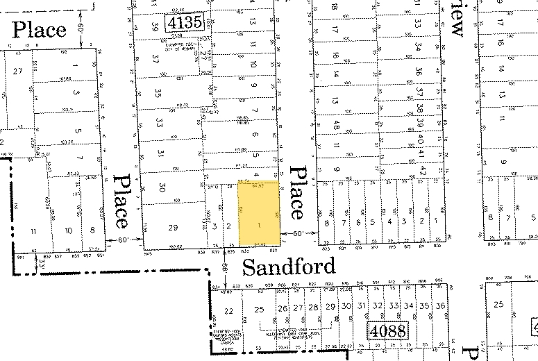 829 Sanford Ave, Newark, NJ à vendre - Plan cadastral – Image 3 sur 3