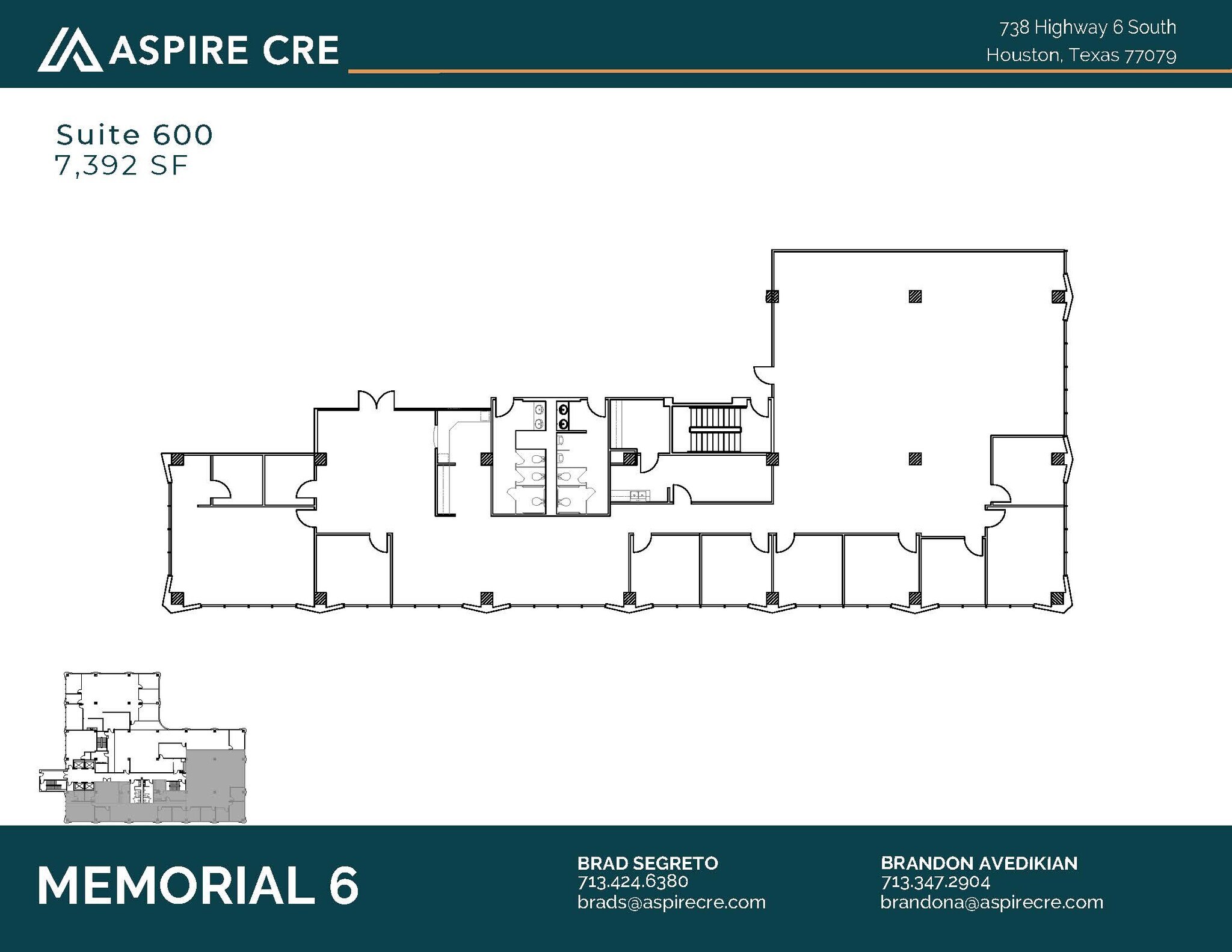 738 Highway 6 S, Houston, TX à louer Plan d’étage– Image 1 sur 1