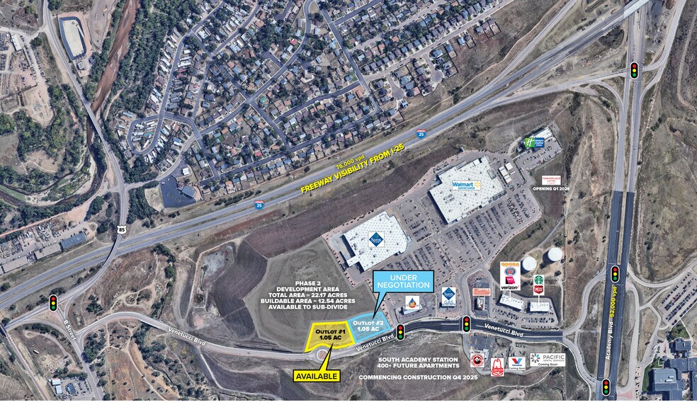 TBD Venetucci Blvd, Colorado Springs, CO à vendre - Photo de l’immeuble – Image 1 sur 2