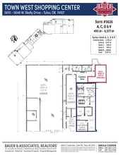 5610-5648 W Skelly Dr, Tulsa, OK à louer Plan d’étage– Image 1 sur 1