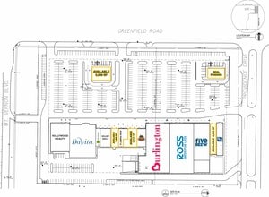 23675-23765 Greenfield Rd, Southfield, MI à louer Plan d’étage– Image 1 sur 1
