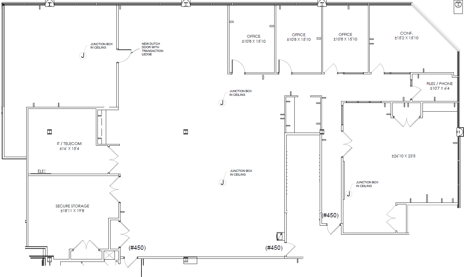 430-450 Lincoln Hwy, Fairless Hills, PA à louer Plan d’étage– Image 1 sur 3