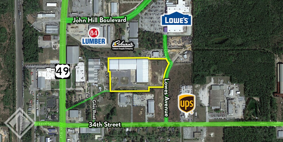 3450 Giles Rd, Gulfport, MS à louer - Aérien – Image 3 sur 5