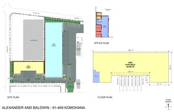 91-469 Komohana St, Kapolei, HI à louer Plan de site– Image 1 sur 1