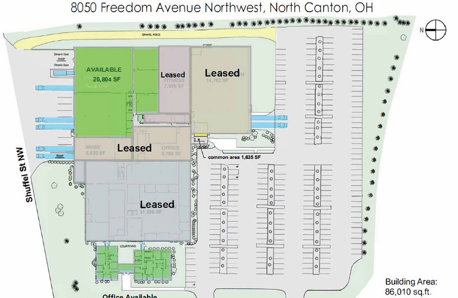 8050 Freedom Ave, North Canton, OH à louer - Plan de site – Image 2 sur 18