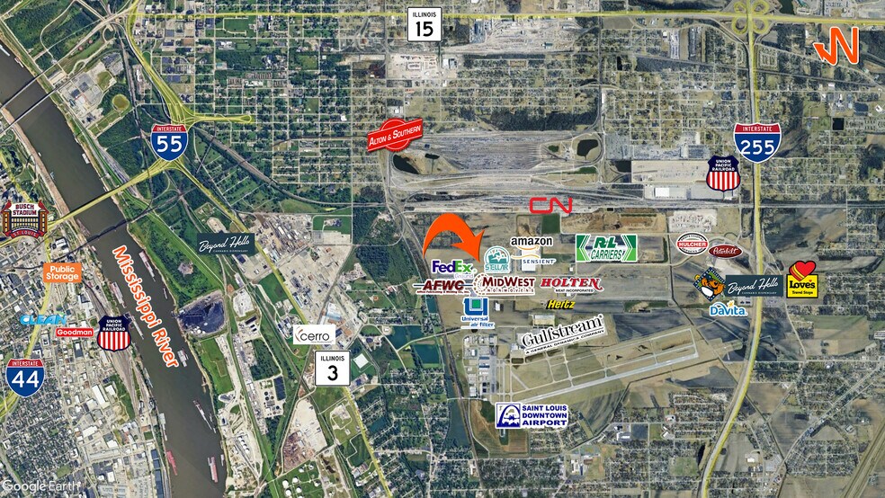 1643 Sauget Business Blvd, Sauget, IL à vendre - Photo de l’immeuble – Image 2 sur 2