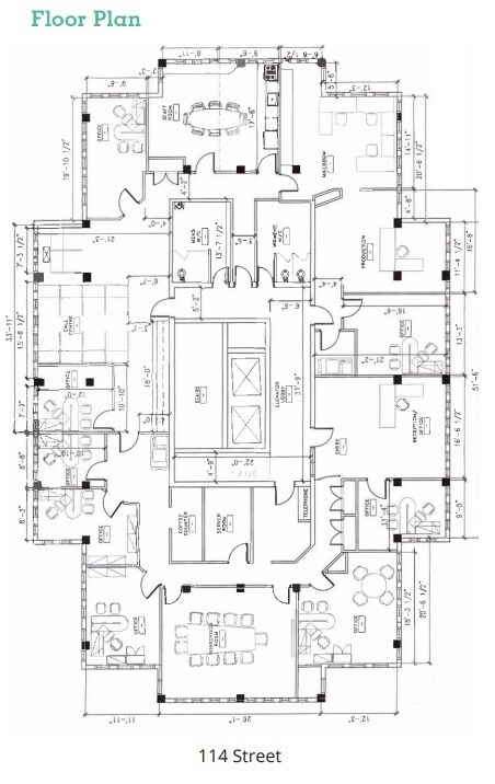 10155 114th St NW, Edmonton, AB T5K 1R8 - Lot 100 - - Plan d’étage - Image 1 of 1