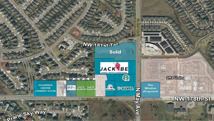 NWC Of 178th & May Ave, Edmond, OK à vendre - Photo de l’immeuble – Image 1 sur 5