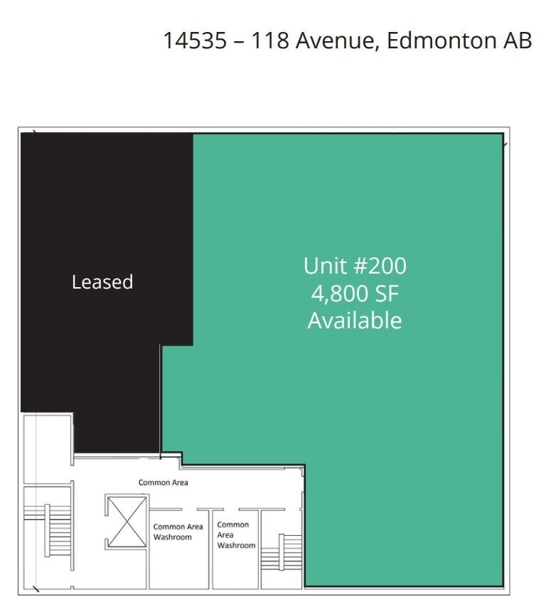 14535 118th Ave NW, Edmonton, AB à louer Plan d’étage– Image 1 sur 1