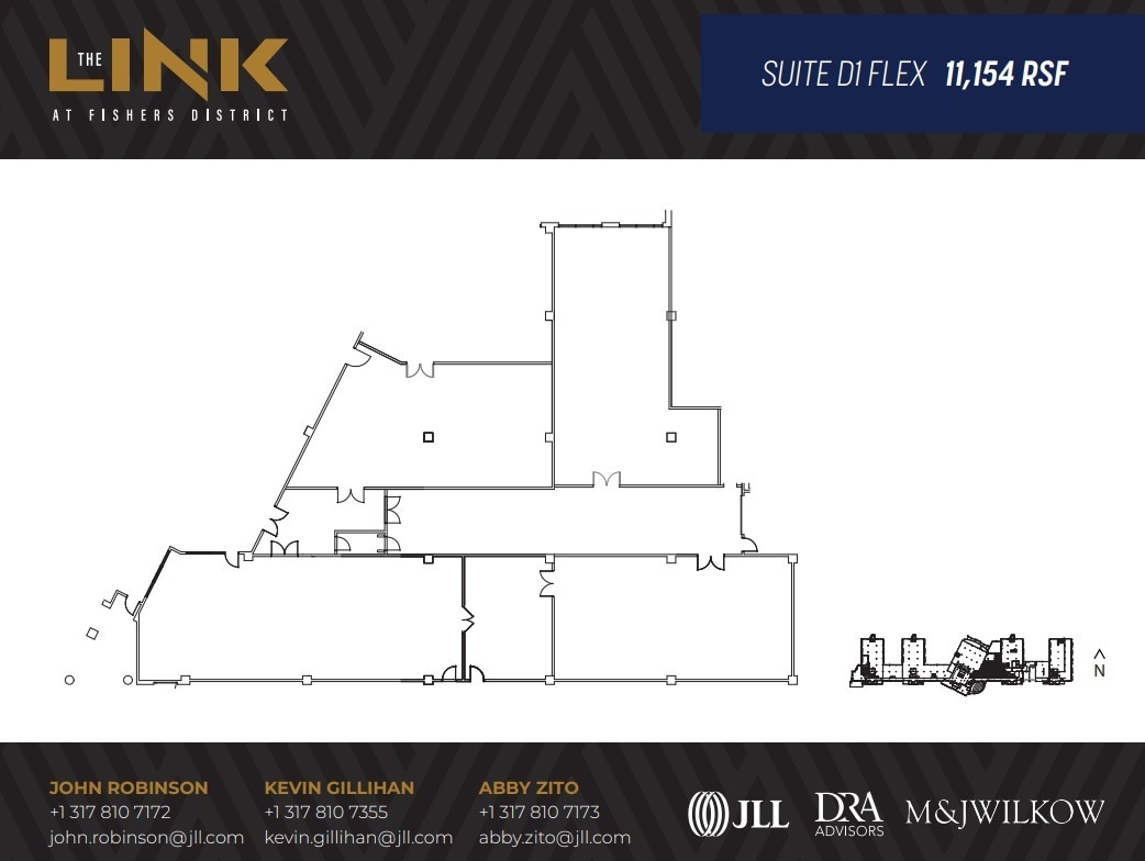 11100 USA Pky, Fishers, IN à louer Plan d’étage– Image 1 sur 1