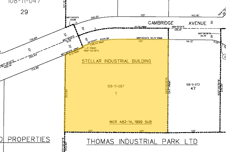 3617 W Cambridge Ave, Phoenix, AZ à vendre - Plan cadastral – Image 2 sur 3
