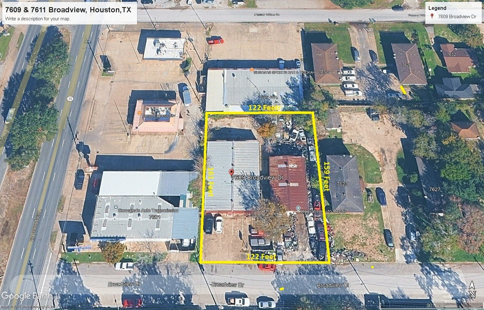 7609 Broadview Dr, Houston, TX à vendre Photo de l’immeuble– Image 1 sur 5