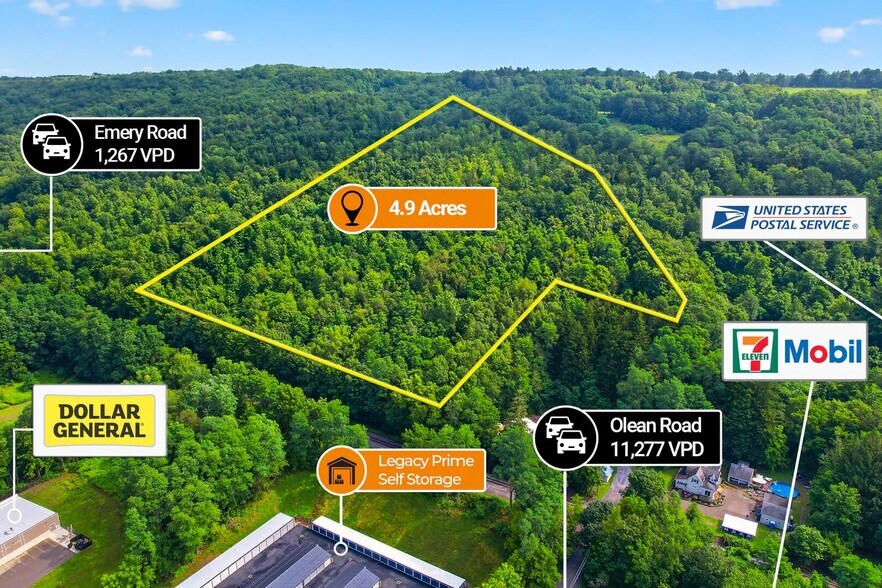 Across from 6401 Olean rd, South Wales, NY à vendre - Photo de l’immeuble – Image 2 sur 5