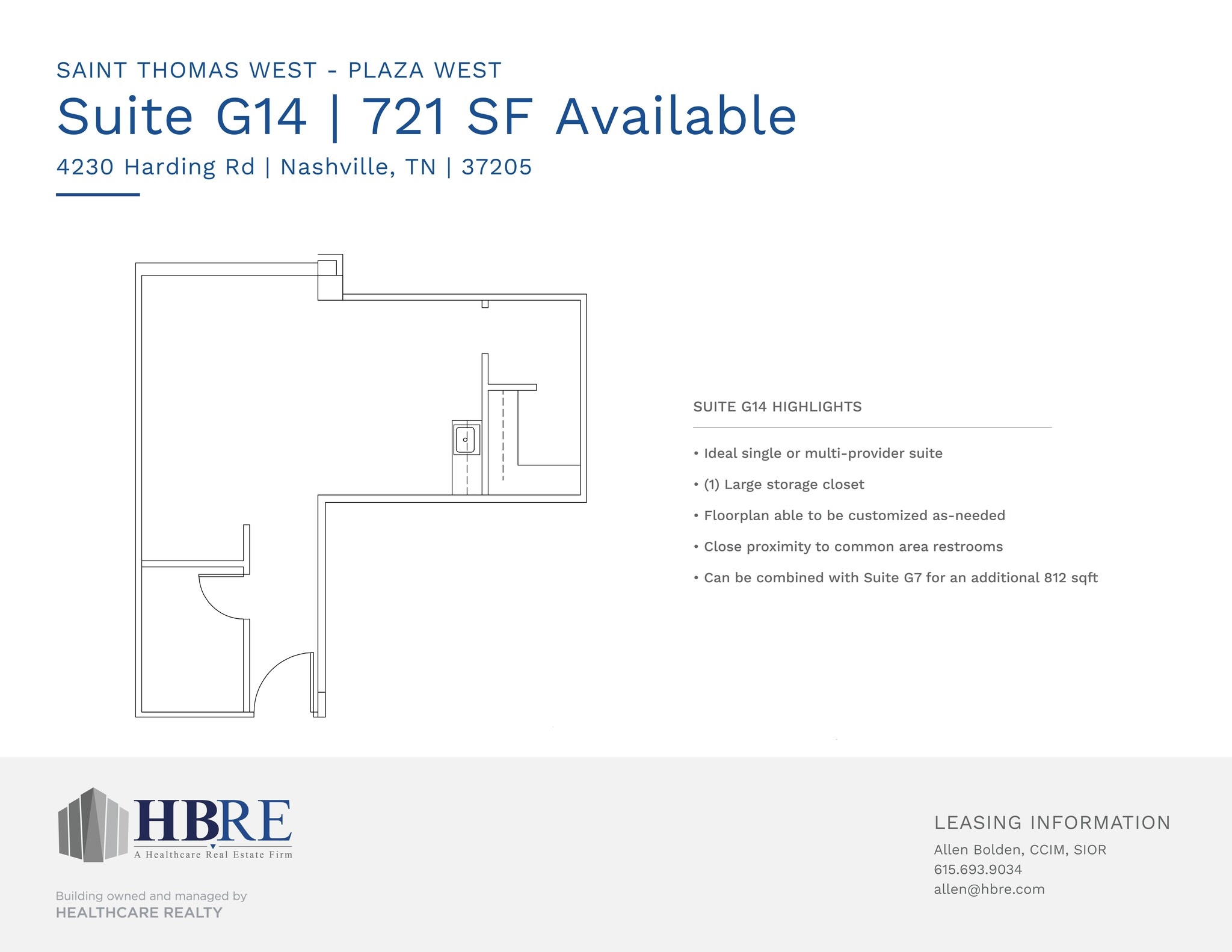 4230 Harding Rd, Nashville, TN à louer Plan de site– Image 1 sur 1