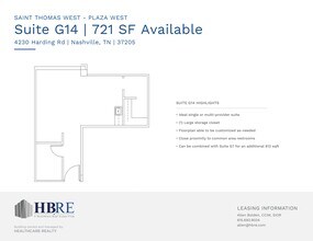 4230 Harding Rd, Nashville, TN à louer Plan de site– Image 1 sur 1