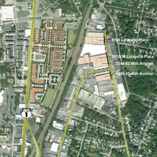 5344-5352 46th Ave, Edmonston, MD - Vue aérienne  vue de carte