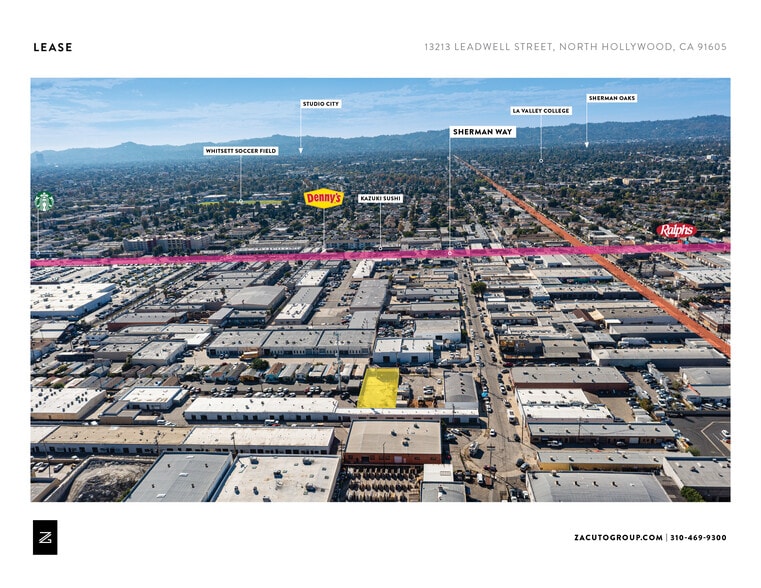 13213 Leadwell St, North Hollywood, CA à louer - Aérien – Image 2 sur 3