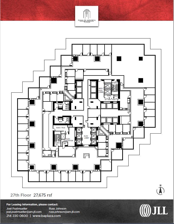 901 Main St, Dallas, TX à louer Plan d’étage– Image 1 sur 1
