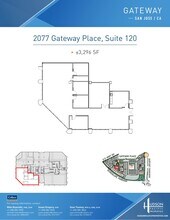 2033 Gateway Pl, San Jose, CA à louer Plan d’étage– Image 1 sur 1