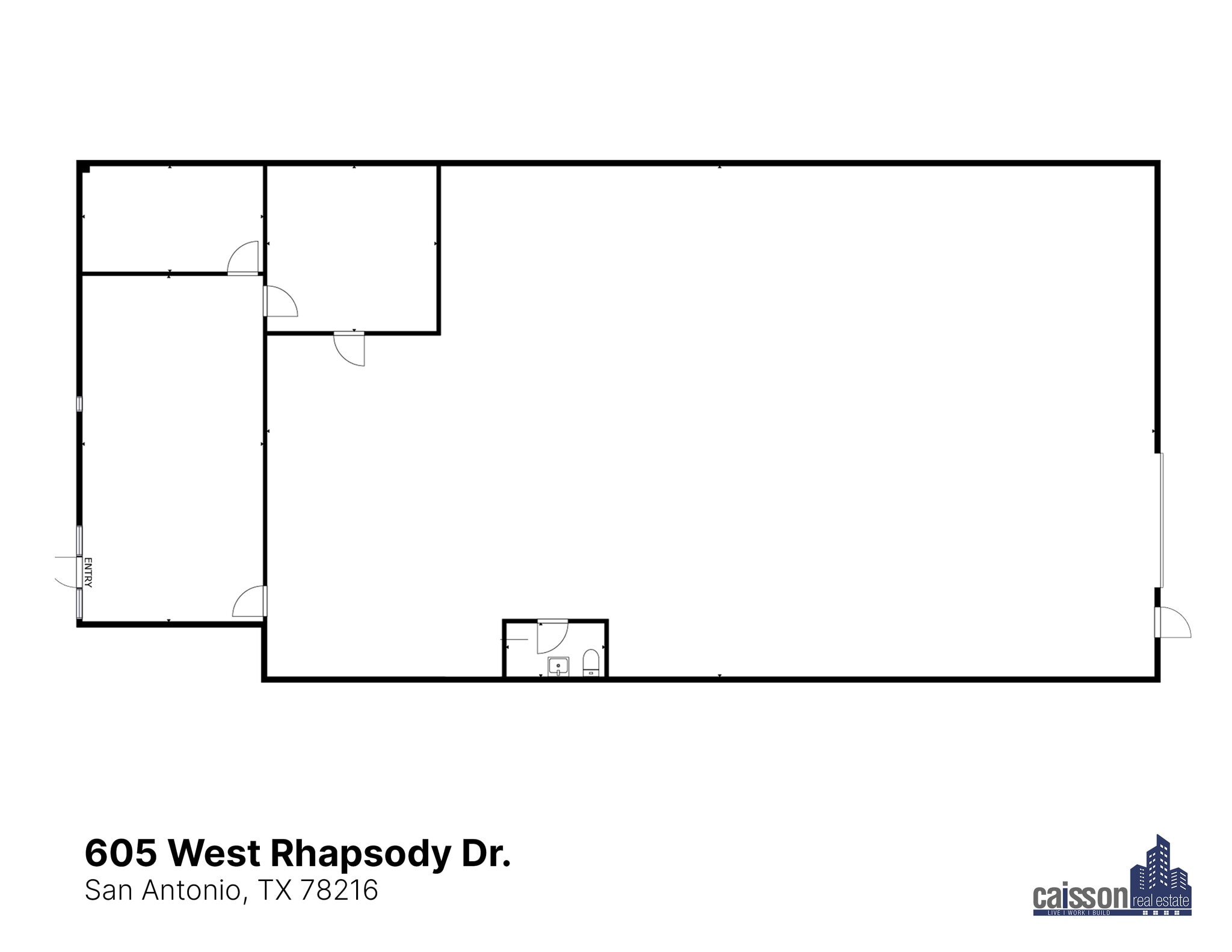 603-609 W Rhapsody Dr, San Antonio, TX à louer Plan d’étage– Image 1 sur 1