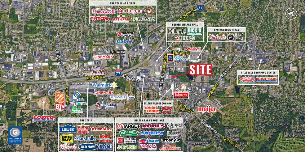 4990 Dressler Rd Northwest, Canton, OH à louer - Aérien – Image 3 sur 5
