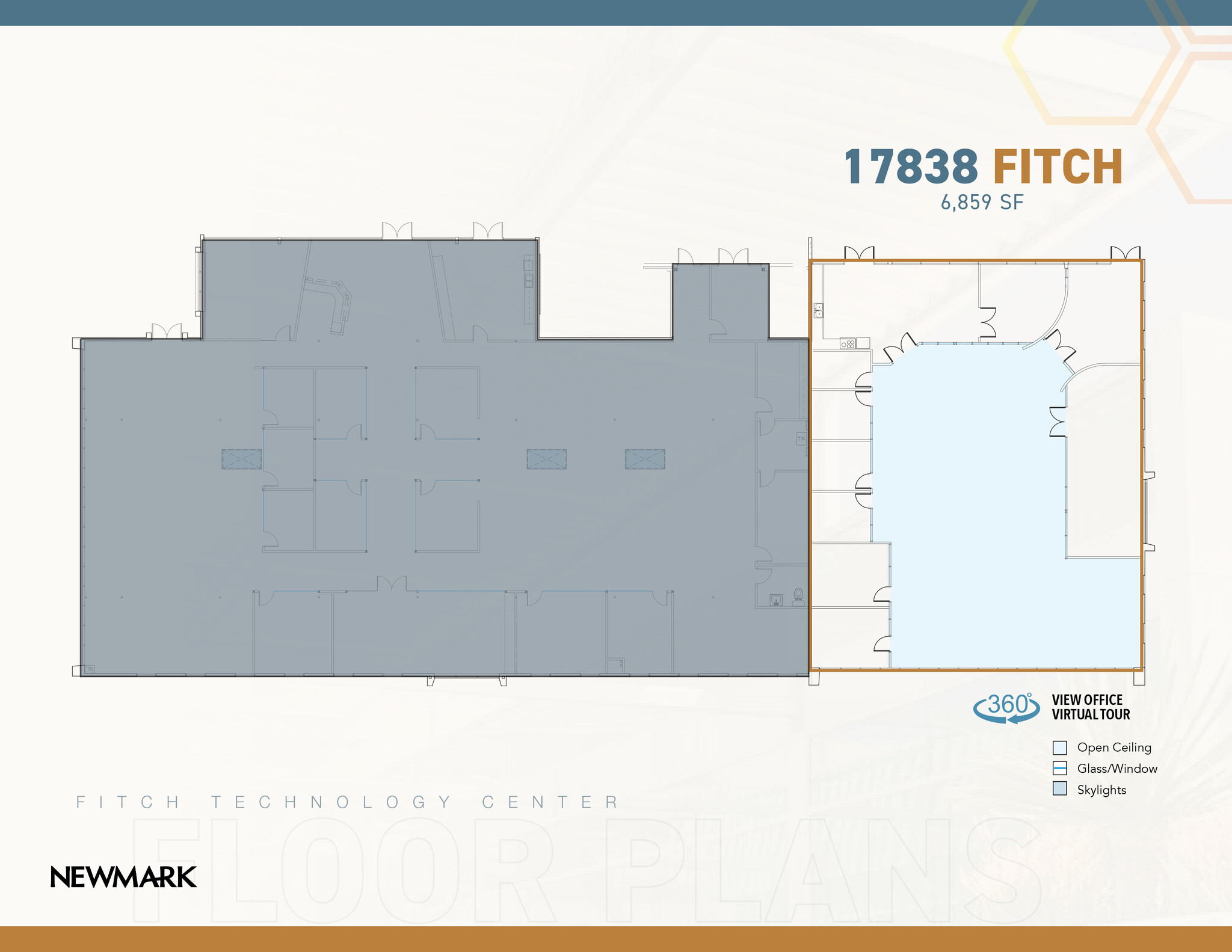 17838-17880 Fitch, Irvine, CA à louer Plan d’étage– Image 1 sur 1