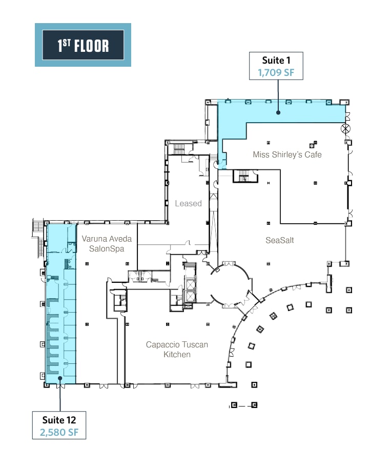 1 Park Pl, Annapolis, MD à louer Plan d’étage– Image 1 sur 1