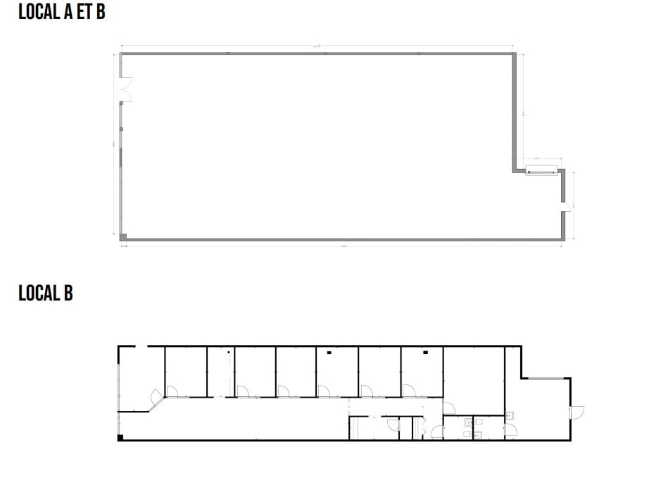 1114-1146 Boul Marcel-Laurin, Montréal, QC à louer Plan d’étage– Image 1 sur 1