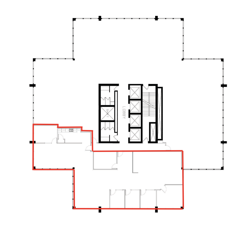 777 Hornby St, Vancouver, BC à louer Plan d’étage– Image 1 sur 1