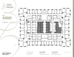 35 W Wacker Dr, Chicago, IL à louer Plan d’étage– Image 1 sur 4