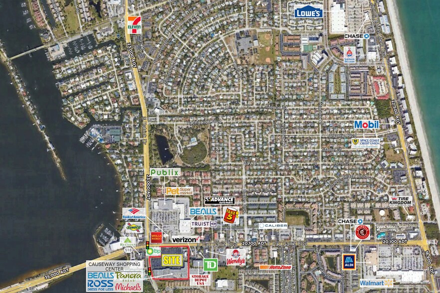 243 E Eau Gallie Blvd, Indian Harbour Beach, FL à louer - Photo de l’immeuble – Image 3 sur 9