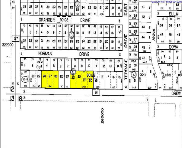 2230 Drew St, Clearwater, FL à vendre - Plan cadastral – Image 1 sur 3