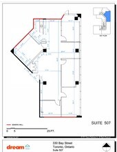 330 Bay St, Toronto, ON à louer Plan d’étage– Image 1 sur 1