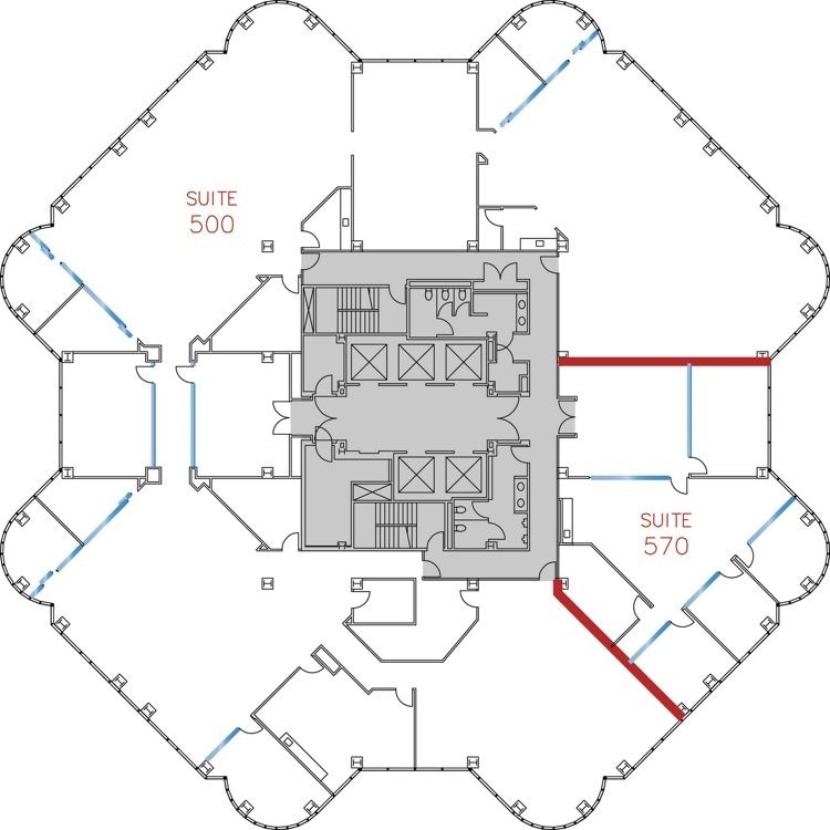 4270 Executive Sq, La Jolla, CA à louer Plan d’étage– Image 1 sur 1