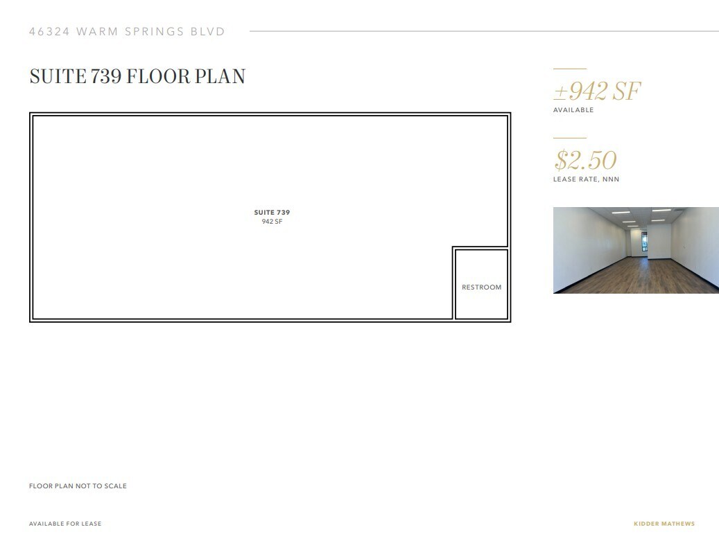 46164 Warm Springs Blvd, Fremont, CA à louer Plan d’étage– Image 1 sur 1