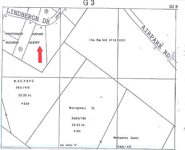 7421-7431 Lindbergh Dr, Gaithersburg, MD à louer - Plan cadastral – Image 3 sur 5