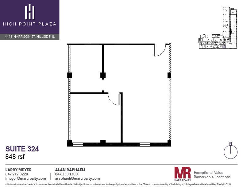 4415 W Harrison St, Hillside, IL à louer Plan d’étage– Image 1 sur 1