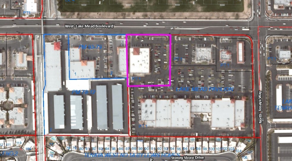 7399 W Lake Mead Blvd, Las Vegas, NV à louer - Plan cadastral – Image 2 sur 16