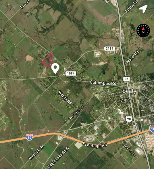 2295 FM 1094, Sealy, TX à vendre - Aérien – Image 2 sur 4