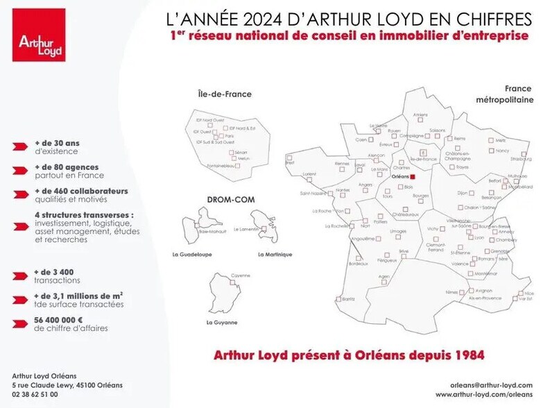 Local d’activités dans La Chapelle-Saint-Mesmin à louer - Photo de l’immeuble – Image 3 sur 3