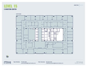 909 Fannin St, Houston, TX à louer Plan d’étage– Image 1 sur 1