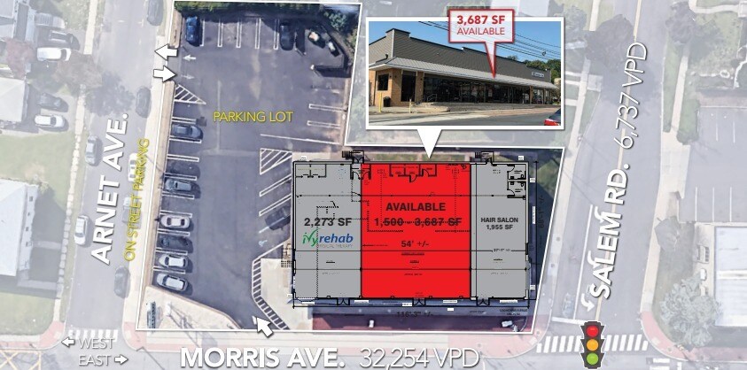 1230 Morris Ave, Union Township, NJ à louer - Plan de site – Image 3 sur 3