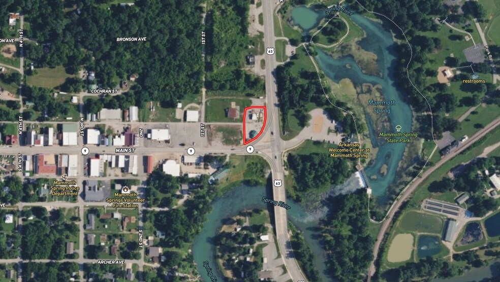 15 Main St, Mammoth Spring, AR à vendre - Photo de l’immeuble – Image 2 sur 23