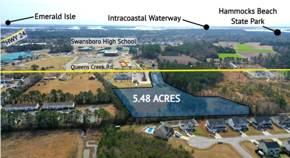 168 Queens Creek Rd, Swansboro, NC à vendre Photo de l’immeuble– Image 1 sur 6