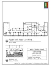 4202 Collins Rd, Lansing, MI à louer Plan de site– Image 1 sur 1