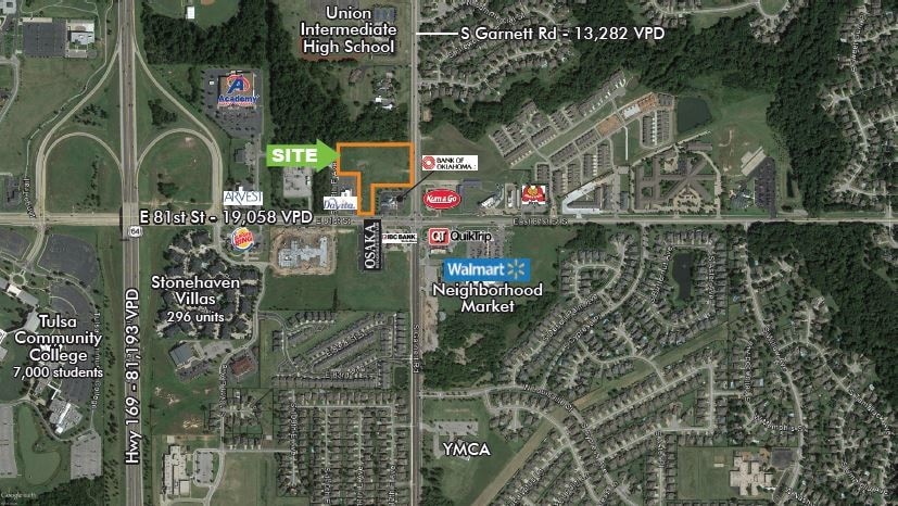 NW C Of 81st & Garnett St @ Garnett Rd, Tulsa, OK à vendre Photo principale– Image 1 sur 3