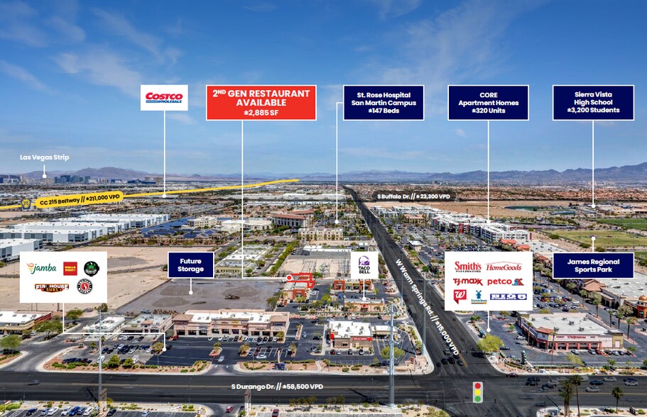 8530 W Warm Springs Rd, Las Vegas, NV à louer - Photo de l’immeuble – Image 3 sur 9